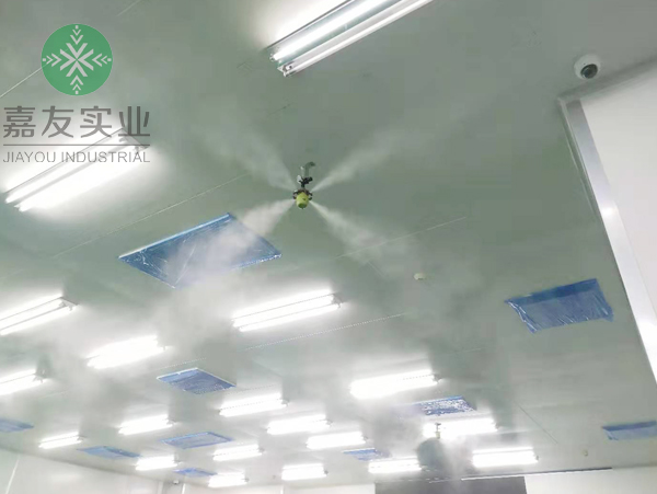 新盛超凈化系統有限公司安裝杭州嘉友電子車間干霧加濕器 新盛超凈化系統有限公司安裝杭州嘉友電子車間干霧加濕器