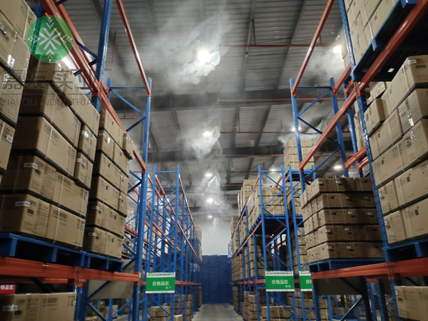 遠大醫藥藥品倉庫高壓微霧加濕器加濕3