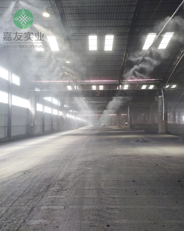 杭州嘉友為青?；ブ饒A水泥制定落實智能噴霧降塵方案