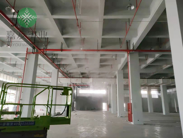 嘉興市豪能科技包裝車間高壓微霧加濕器安裝案例 嘉興市豪能科技包裝車間高壓微霧加濕器安裝案例
