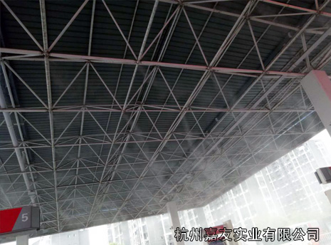 江西上饒加油站噴霧降溫案例 江西上饒加油站噴霧降溫案例