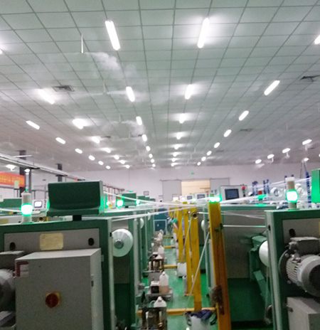 山東玻璃纖維車間加濕案例6 山東玻璃纖維車間加濕案例6