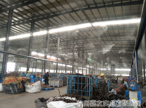 高壓噴霧降溫降塵設備案例1 高壓噴霧降溫降塵設備案例1