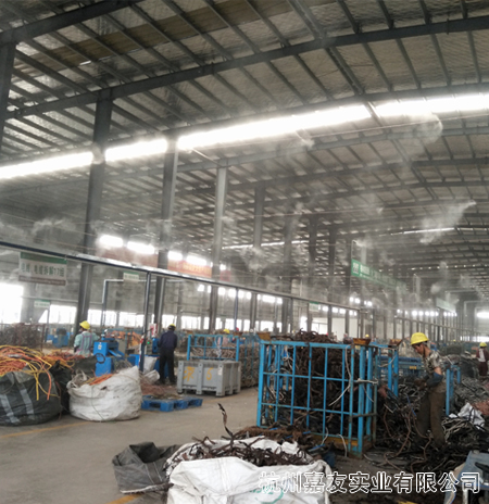 高壓噴霧降溫降塵設備案例4 高壓噴霧降溫降塵設備案例4