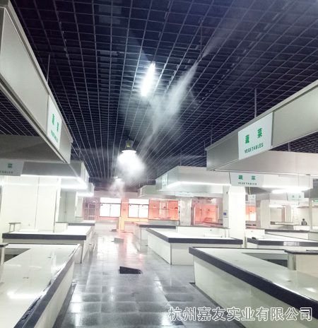 嘉友霧王噴霧降溫設(shè)備安裝圖片 嘉友霧王噴霧降溫設(shè)備安裝圖片