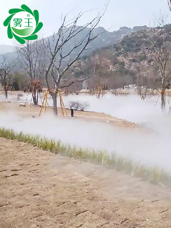 霧森系統的環境多功能改善利器助力溫州一公園景觀升華